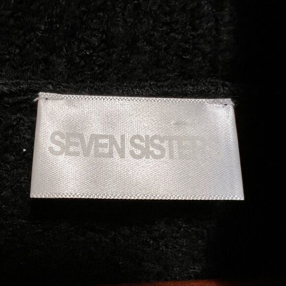 𝅺Seven Sisters  Black Turtleneck Cropped Sweater Size XS - Picture 9 of 9